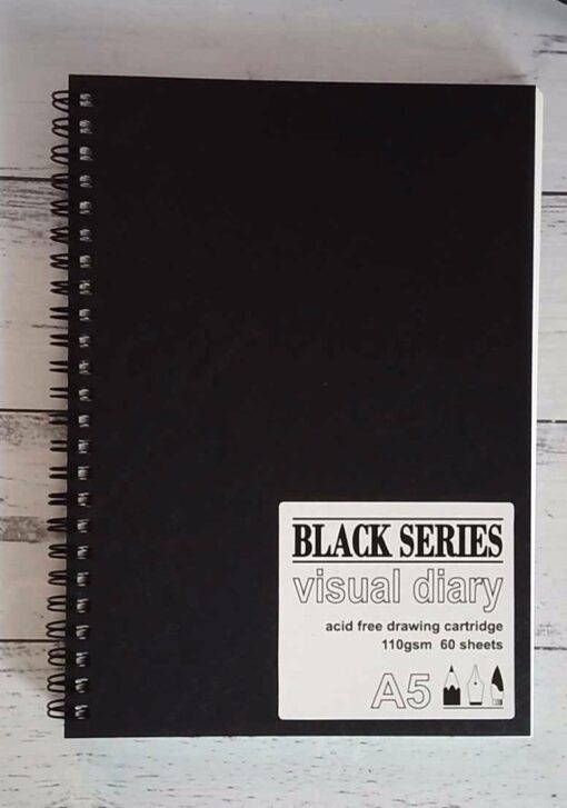 Visual diary A5 black